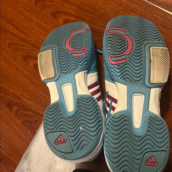 Blue and White Athletic tennis  Sneakers - Picture 4 of 4